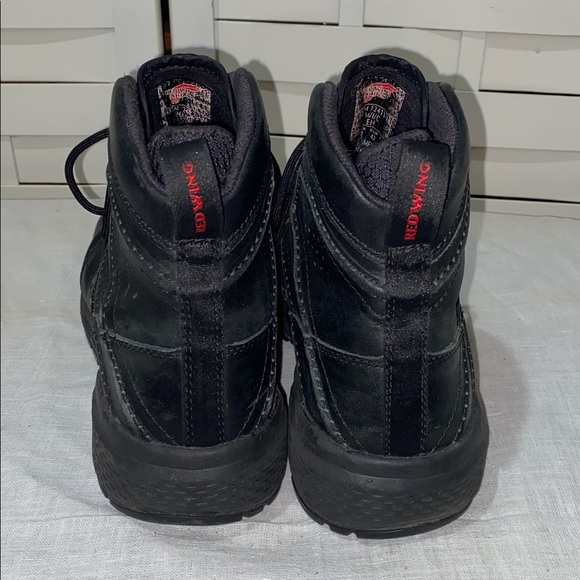 Red Wing Waterproof Steel Toe Leather Work Boots, Black Vibram 2451, Men’s 9 main image 7